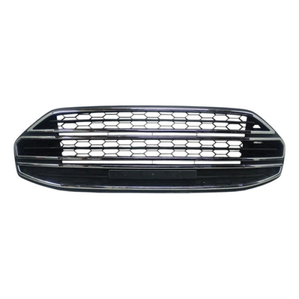 Grade Central Inferior Parachoque Ecosport 2013 2014 A 2017 Preto