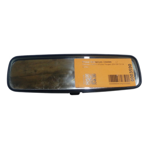 Retrovisor Interno Simples Peugeot 208 308 C3 C4 Cactus...