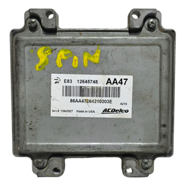 Módulo Injeção Spin 1.8 2016 / E83 12645748 Aa47