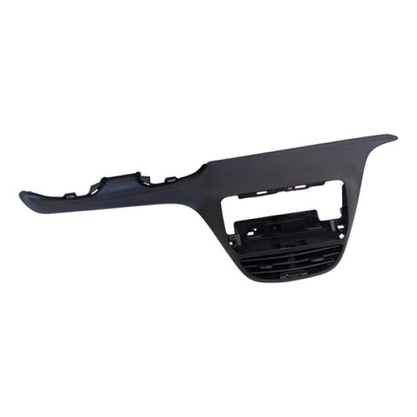 Moldura Acabamento Peugeot  Painel 208 2013 A 2020 Preto