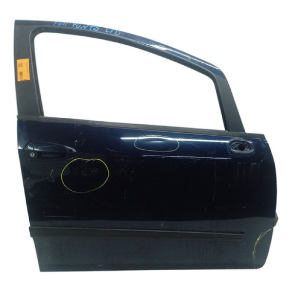 Porta Dianteira Direita Punto 2008 A 2017 ( Com Detalhes )  Dianteira Direita