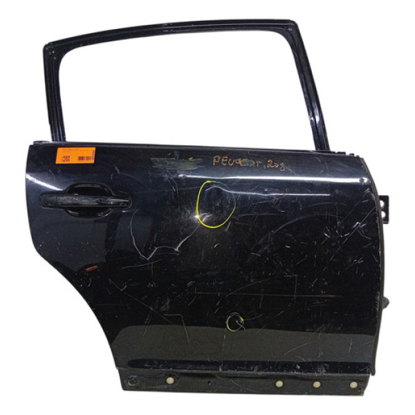 Porta Traseira Direita C4 Hatch 2008 2009 A 2013 C/detalhe Traseira Direita