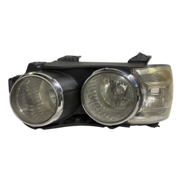 Farol Esquerdo Sonic 2012 A 2014 Aro Cromado C/detalhe