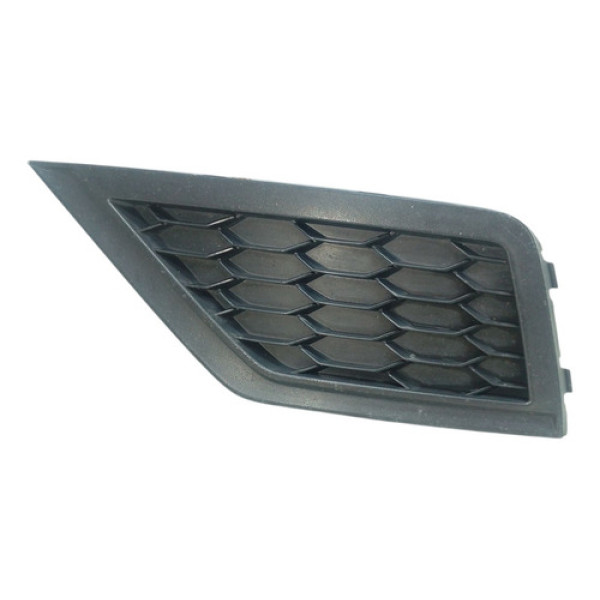 Grade Parachoque Esquerdo S/ Milha Gol G8 Saveiro G7 Preto Esquerdo