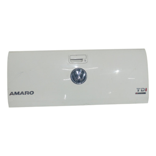 Tampa Traseira Caçamba Amarok 2011 2012 2013 C/detalhe Branco
