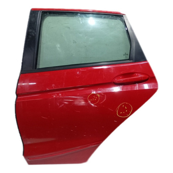 Porta Traseira Esquerda Fit 2015 2016 A 2021 C/detalhes Traseira Esquerda Vermelho