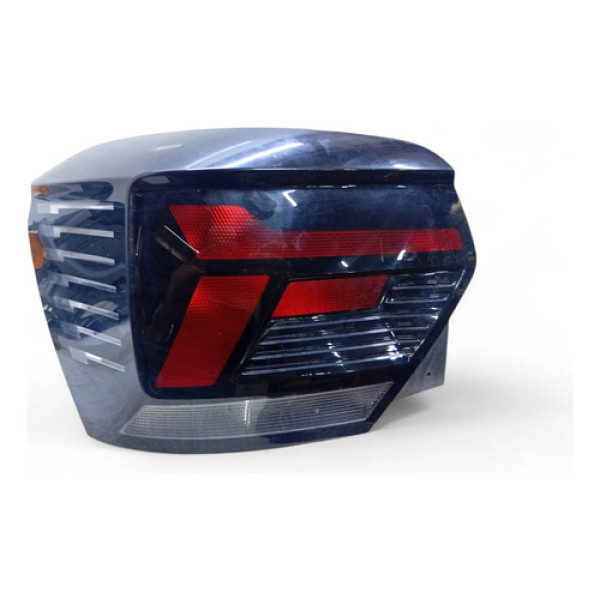 Lanterna Traseira Esquerda Polo 2023 2024 2025/.. Detalhe Esquerdo/motorista Vermelho