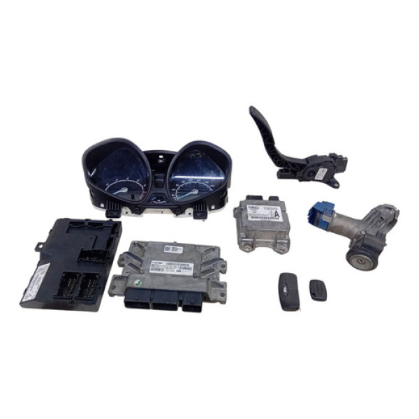 Kit Modulo Injeção Ford Fiesta 2015 1.6 Power Swift C/chave