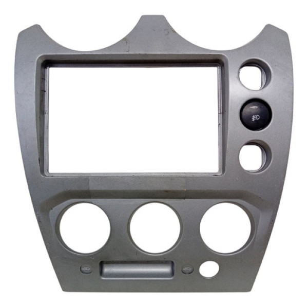 Moldura Acabamento Painel Ford Fiesta 2003 A 2014 Preto