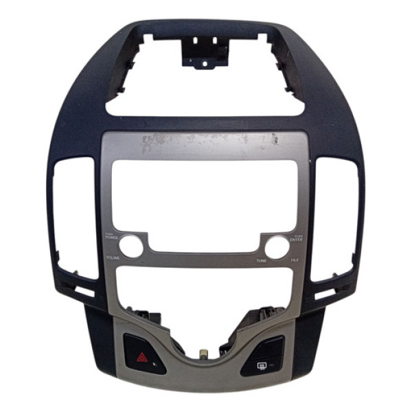 Moldura Acabamento Painel Hyundai I30 2009 A 2013 Preto