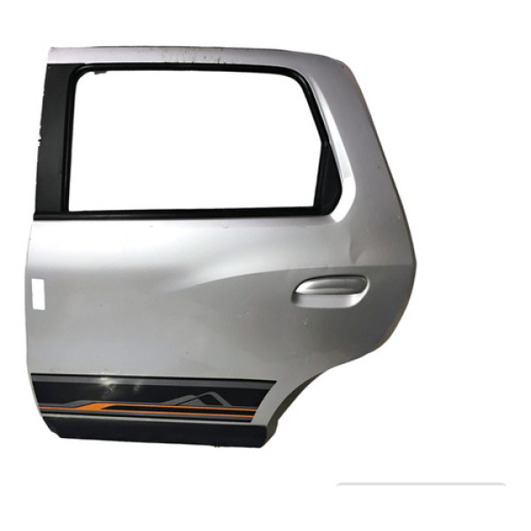 Porta Traseira Esquerda Spin Activ 2015/ C/ Moldura Inf Traseira Esquerda Preto