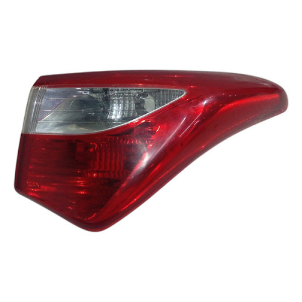 Lanterna Traseira Direita Hb20 Hatch 2013/19 (canto) Detalhe Direito/passageiro Vermelho