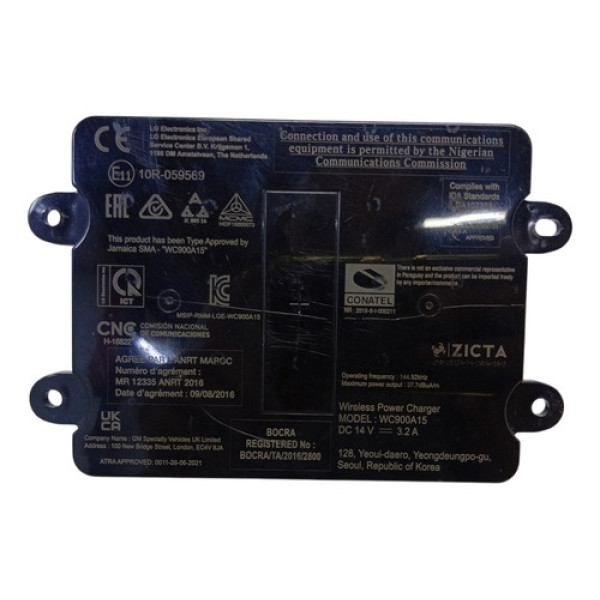 Carregador Indução Onix Tracker 2021/ Montana 2023/