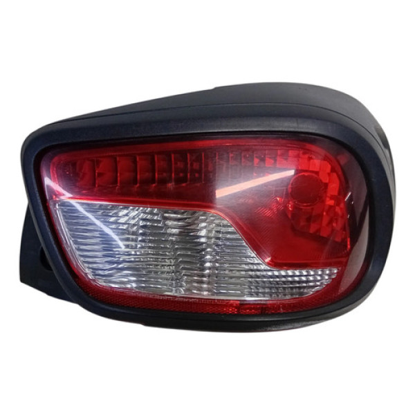 Lanterna Traseira Direi. + Moldura Kwid 2019 A 2022 (tl6653) Direito/passageiro Vermelho