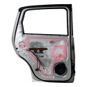 Porta Traseira Esquerda Spin Activ 2015/ C/ Moldura Inf Traseira Esquerda Preto