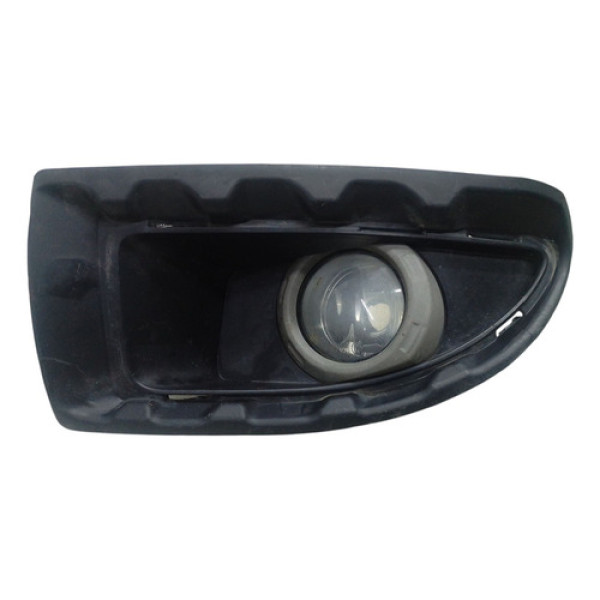 Grade Moldura Milha Esquerdo Pajero Tr4 2010 A 2015 Preto Esquerdo