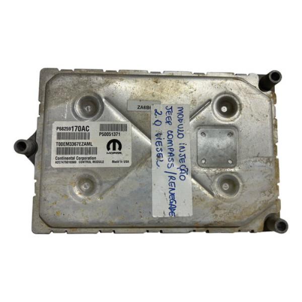 Modulo Injeção Jeep Compass 2.0 Diesel 2016/ A2c7475010300