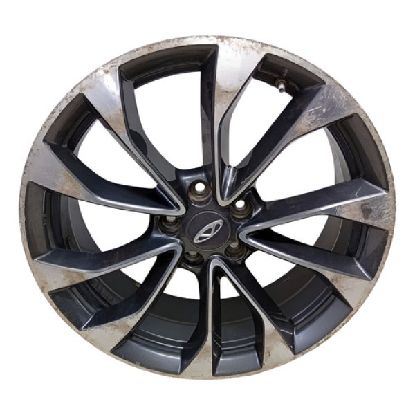 Roda Avulsa Aro 18 Chery Tiggo 7 2020 A 2022 C/detalhe Prateado