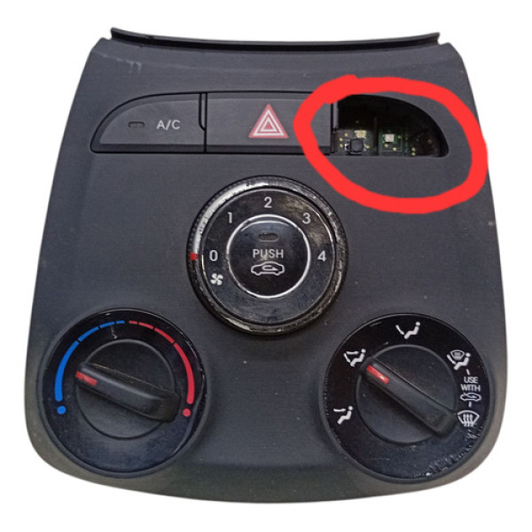 Comando Ar Condicionado Analógico Hb20 2013 A 2019 (detalhe)