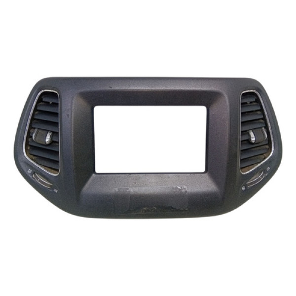 Moldura Acabamento Painel Jeep Compass 2017 A 2021 Preto