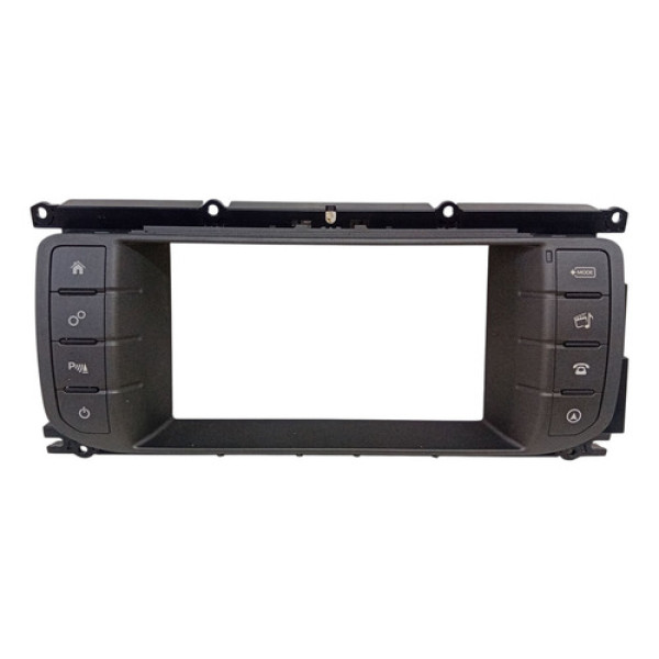 Moldura Acabamento Painel Multimidia Evoque 2012 A 2019 Preto