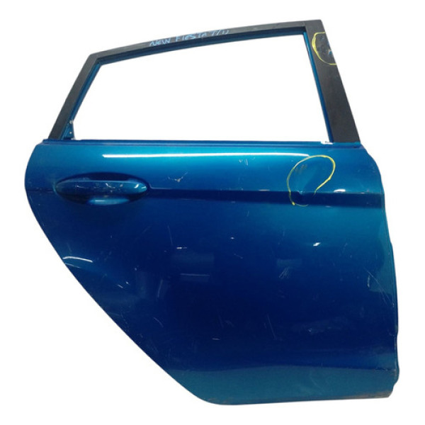 Porta Traseira Direita New Fiesta Hatch 11/19 (com Detalhes) Traseira Direita