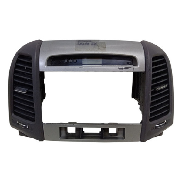 Moldura Acabamento Painel Santa Fé 2006 A 2013 Preto