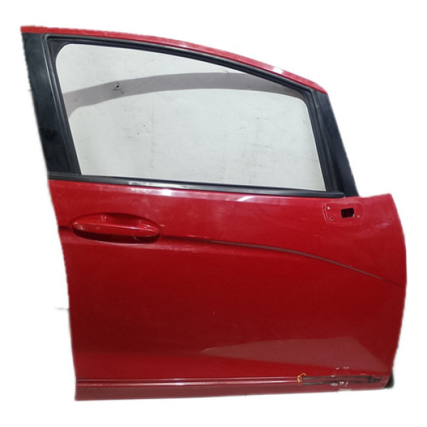 Porta Dianteira Direita Fit 2015 2016 A 2021 Dianteira Direita Vermelho