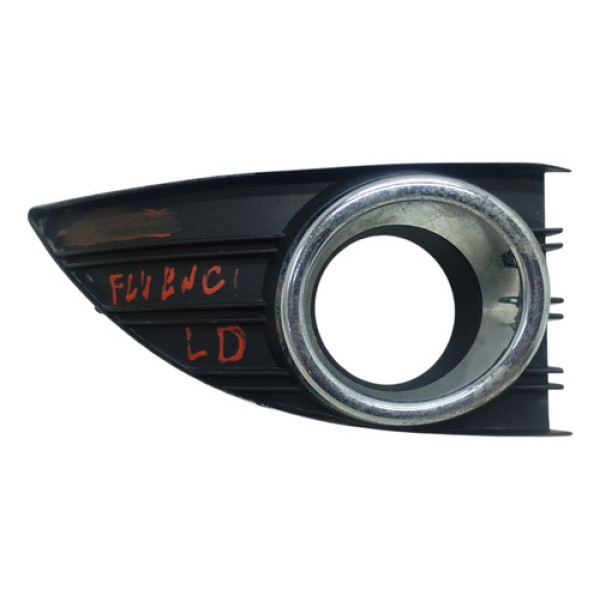 Grade Moldura Milha Direito Fluence 2011 2012 A 2014 Preto Direito