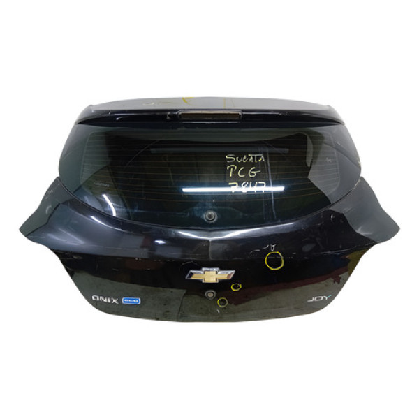 Tampa Traseira Onix 2013 2014 A 2017 C/ Furo Cilindro 