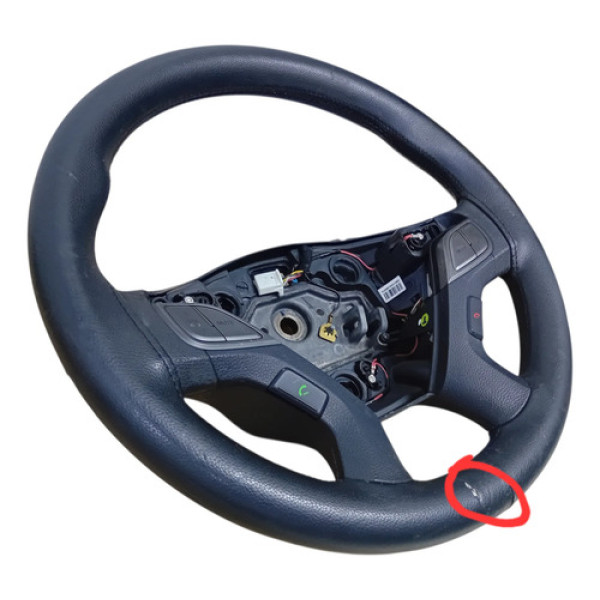 Volante Direção Hyundai Hb20 2013/19 Cod 34118166  Detalhe Preto